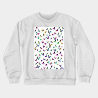 Rainbow Butterflies Crewneck Sweatshirt